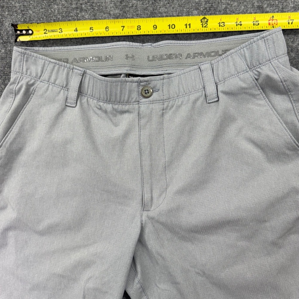Under Armour Mens Golf Pants Gray Loose Fit Straight Leg 36x30 Athletic - Picture 8 of 8